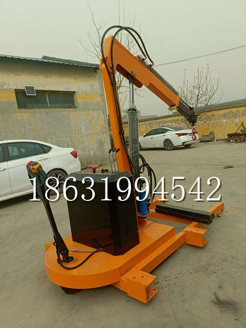 凤林镇自卸车厢随车吊 自制轮式四不像起重机 四驱平板吊 5吨 贵盛